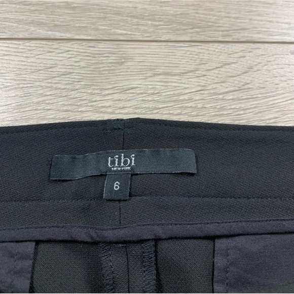 Tibi Black & White Trouser Mini Skirt - Picture 4 of 9